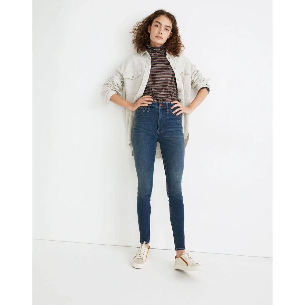 NWT MADEWELL 10" High Rise Roadtripper Supersoft Jeans Size 27P 27 Petite